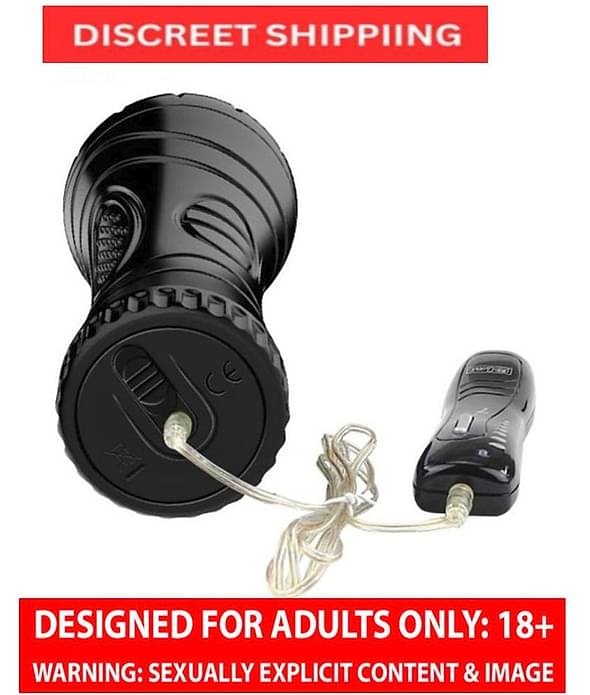 FL20 Sof Flashlight Pocket Vibration inch Soft & Real Pussy Sex toy For men + Black Egg Vibrator with remote