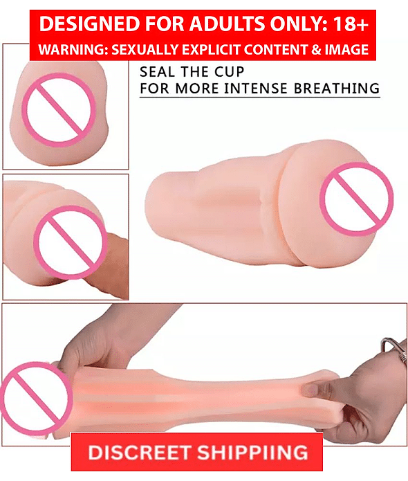 Pink Lady Branded Made In USA Easy to Wash Masturbator Male Masturbator Vagina Shape Non-Vibrating Sex Toy