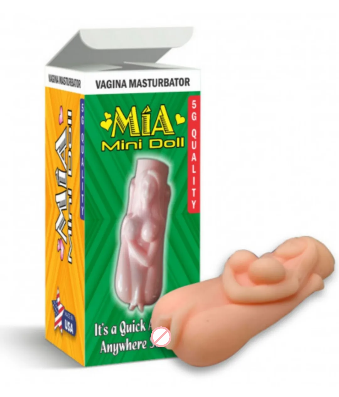 Mini Mia Handheld Soft Silicon Pocket Pussy Masturbator