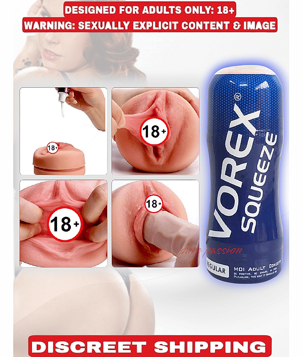 VOREX Fleshlight Masturbator Real Feel pussy Toy For Men Male Stroker Mini Cup