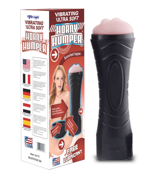 Horny Humper Fleshlight Masturbator With Self Vibrator Inbuilt In Fleshlight Vibration Controller