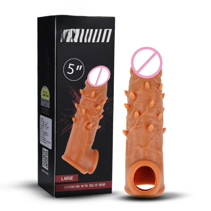 Gorilla Silicone Reusable 6 Inches Dotted Dragon Condom For Penis Enlargement And Long Time Use Easy To Wash